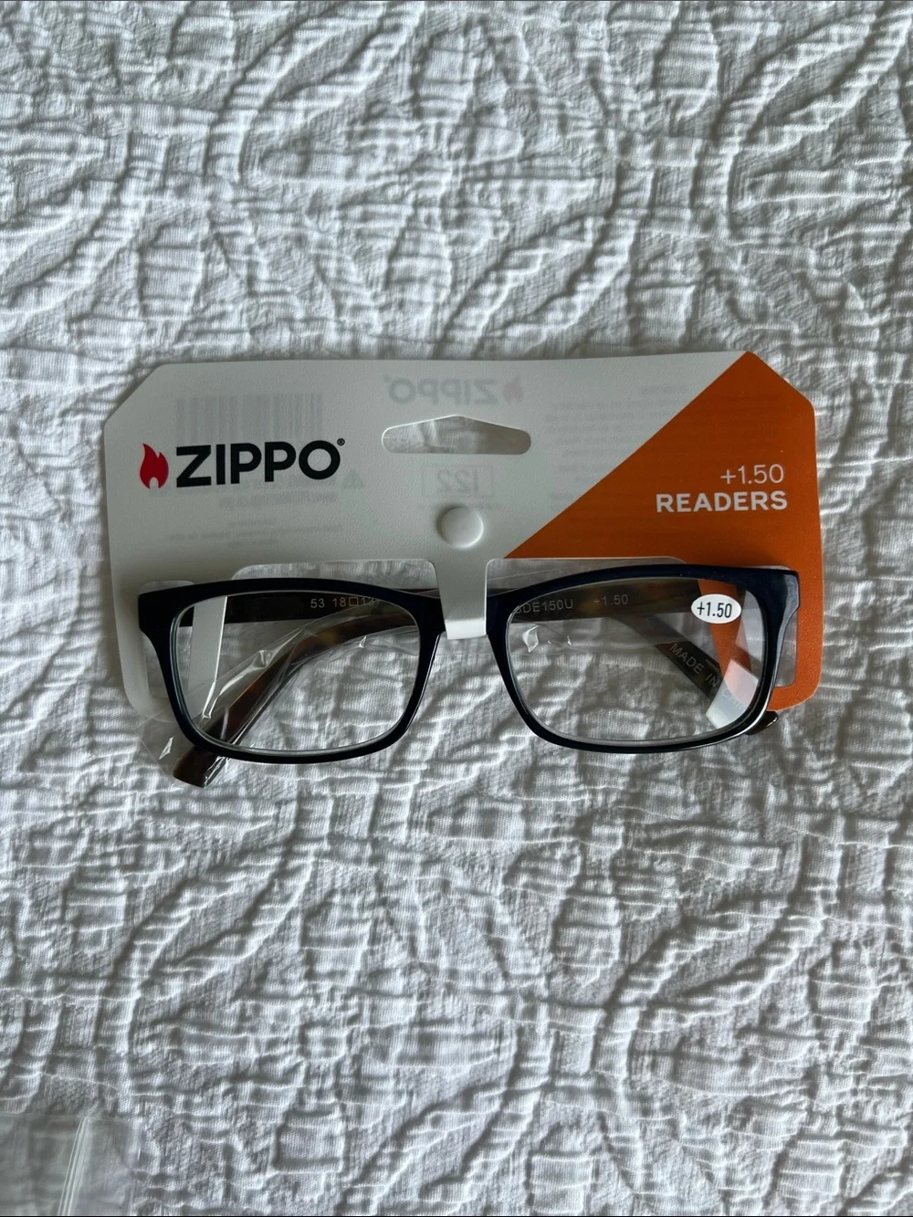 Men’s Black +1.50 Reading Glasses